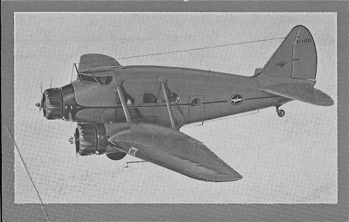 Stinson Model "A" trimotor as it looked when purchased by Gannett Newspapers.