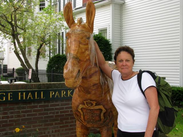Sally Dailey finds a friend in Fairport, New York