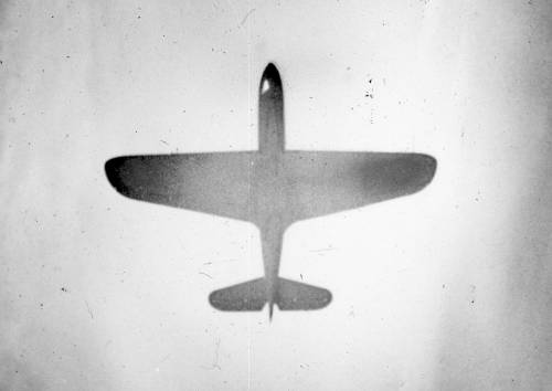 P-39 Aircobra, seen from underneath, from the U.S. Navy Recognition WW II Slide Set