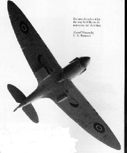 The British Spitfire fighter had high altitude intercept capability.