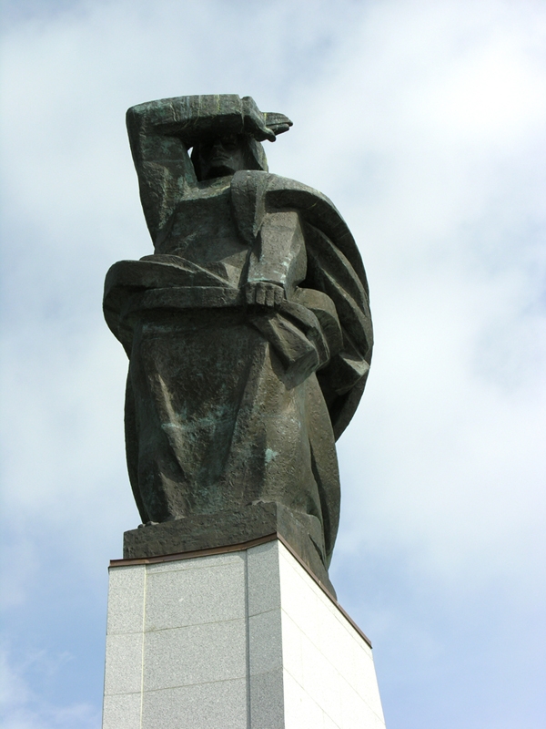 Liepaja, Latvia, monument to U.S. Navy crewmembers of PB4Y-2 BuNo. 59645 shot down over the Baltic Sea in 1950 by Soviet  fighter aircraft. 