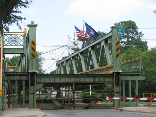 Spencerport New York Erie Canal "Lift Bridge"