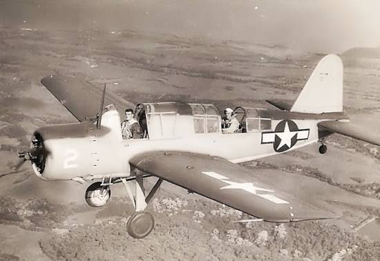 An OS2U Kingfisher with wheels. Most of these were used to train pilots. Once the trainee became comfortable with the airplane, the student would switch to the floatplane version, the operational bas